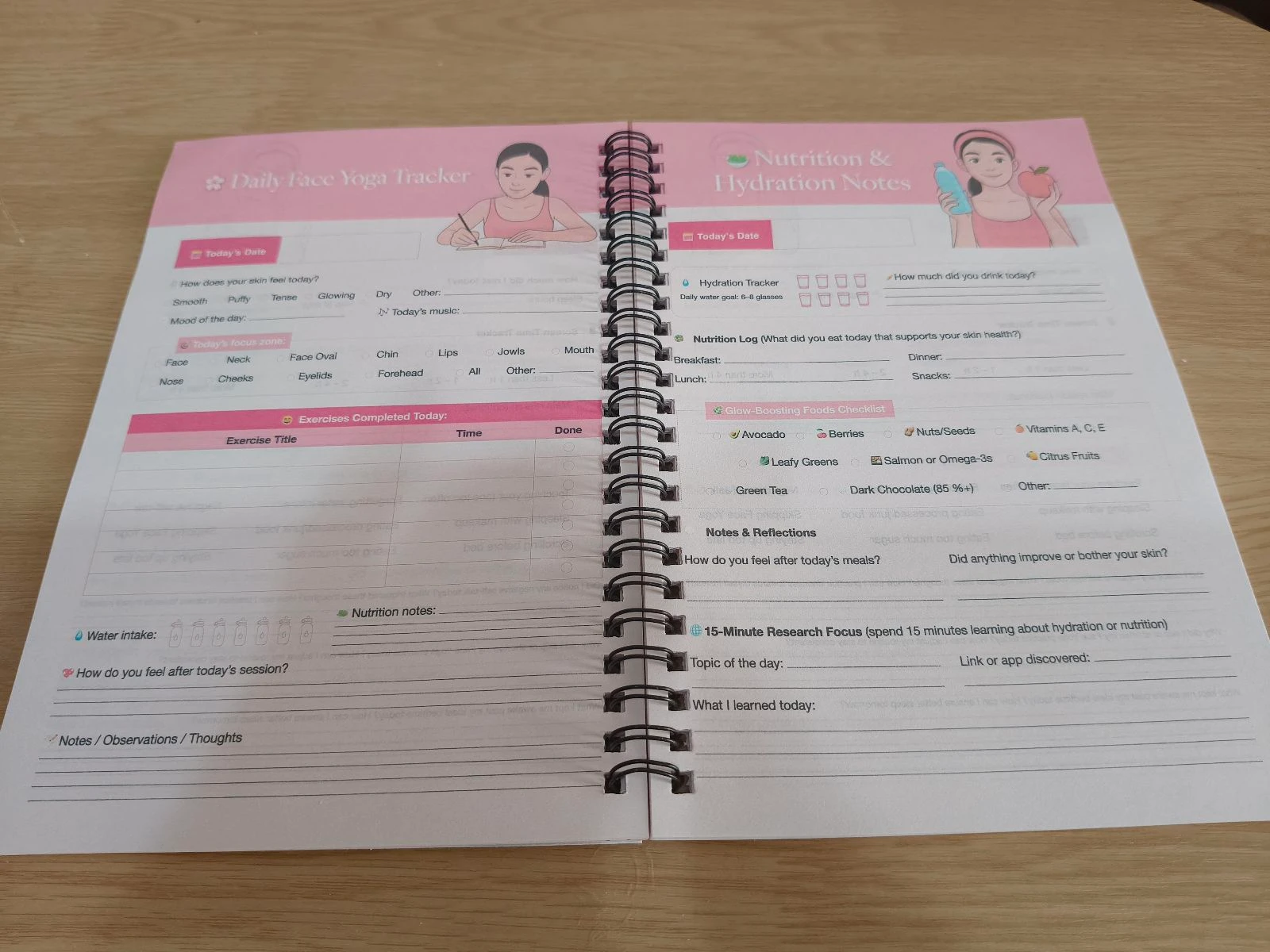 Yoga Book agenda manual yoga facial New in English – photo 4
